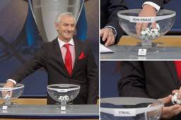 El exjugador Ian Rush fue el encargado de sacar los emparejamientos y sospechan de bolas calientes para elegir el rival del Real Madrid en las semifinales.