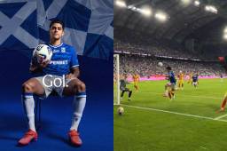 Luis Palma se viste de héroe y así fue el primer gol del hondureño con el Lech Poznan de Polonia