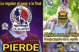 Real España derrotó 2-0 a Olimpia en la Copa Premier y se ha coronado campeón en esta primera edición. Los memes han atacado duramente a los albos.