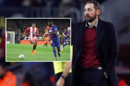 Pablo Machín destacó la valentía y carácter con la que su equipo quiso encarar el partido, pero terminó siendo goleado.