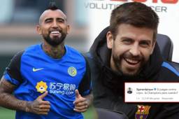 Vidal le dijo a Piqué que la próxima Liga de Campeones la conquistará el Inter.