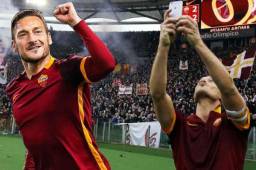 Totti jugó 25 temporadas con la Roma y puso fin el pasado 28 de mayo.