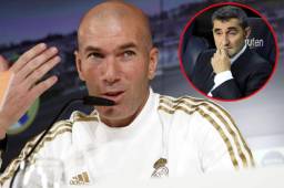 Zidane lamentó la destitución de Valverde, pero cree que el Barcelona no cambiará mucho su estilo con Setién.