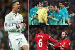 Real Madrid, Barcelona y Manchester United tienen partidos importantes este fin de semana.