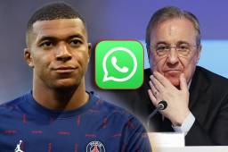 ¡Vía Whatsapp! Salen a la luz los mensajes que Mbappé envió a Florentino Pérez para notificarle su renovación con el PSG