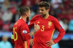 Sergio Ramos deja a un lado la rivalidad Madrid-Barca cuando está en la selección de España.