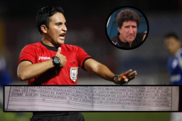 El árbitro Said Martínez insertó en el acta amenazas del técnico del Marathón, Héctor Vargas.