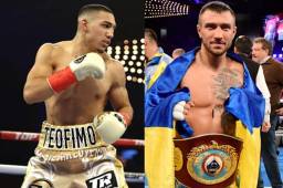 Teófimo López y Vasyl Lomachenko calentaron el combate del 17 de octubre en el MGM de Las Vegas.