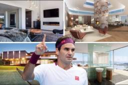 El tenista suizo Roger Federer tiene esta bella mansión en Wollerau con una linda vista al Lago Zurich, misma en la que reside desde el 2014.