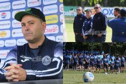 El técnico español atendió por primera vez a los medios de comunicación y confesó lo que buscará en su proyecto con Motagua. Foto: David Romero