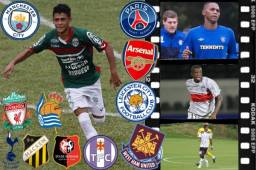 Manchester City, Liverpool, Arsenal, Leicester City, Tottenham, PSG, Rangers, entre los equipos que hondureños ha ido a realizar una prueba futbolística.