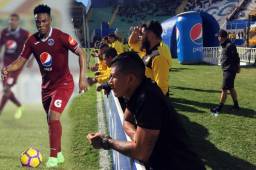 El volante de contención Deiby Flores fue enviado a las reservas donde disputó la final y ganaron 3-0 la ida al Juticalpa FC.