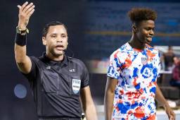 El árbitro Selvin Brown y el asistente Gerson Orellana dirigieron el Brasil 2-3 Irán del Mundial Sub-17.