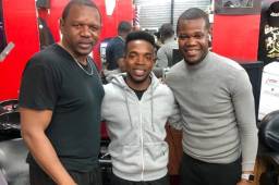 Mario Chávez -derecha- siempre compartía en Nueva York con Pery Martínez, lo consideraba un hermano.