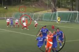 Morten Grasmo anotó de chilena para darle el empate a su equipo en la última acción del encuentro.