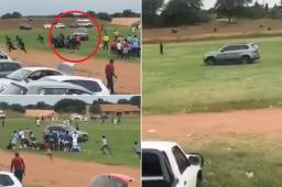 Un fanático intentó atropellar al silbante en las categorías inferiores del fútbol sudafricano.