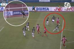 ¡Zurdazo y adentro! Alexander Aguilar con gol de antología pone el empate de Vida ante Marathón en el Olímpico