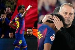 Yamal se lesiona, pero el Barcelona sigue en la cima de LaLiga de España tras el triunfo sufrido ante el Celta