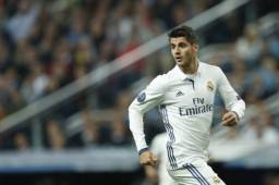 Alvaro Morata of Real Madrid during the UEFA Champions League group F match between Real Madrid and Sporting Club de Portugal on September 14, 2016 at the Santiago Bernabeu stadium in Madrid, Spain.(Photo by VI Images via Getty Images)