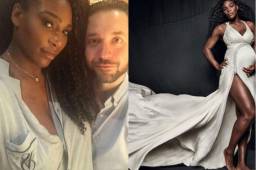 Dos semanas después, Serena Williams compartió la primera imagen de su hija.
