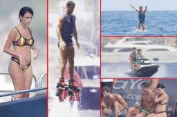 Cristiano Ronaldo y su bella novia Giorgina Rodríguez están disfrutando de las merecidas vacaciones.