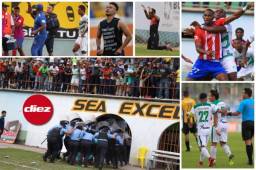 Te mostramos las imágenes curiosas que dejó el cierre de la fecha 6 del Apertura 2018 en Honduras. Hubo pelea, pasillo y otras curiosidades.