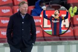 Koeman asegura que Messi se encuentra feliz en Barcelona y que con él todo es más fácil.