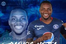 El delantero Carlos Mejía fue anunciado de forma oficial como nuevo jugador del Motagua y llega para potenciar el equipo a futuro según Diego Vázquez.