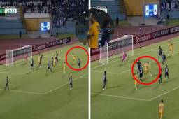 Gignac no ha podido marcarle a Motagua en los primeros 45 minutos. Tuvo hasta tres acciones claras de gol.