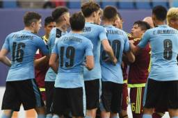 La rencilla entre los futbolistas viene desde la semifinal donde Uruguay cayó derrotado ante los venezolanos.
