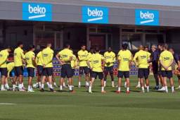 El FC Barcelona se entrenó con normalidad este miércoles y pensando en el partido del próximo sábado contra el Mallorca.