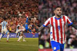 VIDEO: el golazo de chilena de Antonio Sanabria al Dibu Martínez en el Paraguay - Argentina ¿Puskas?