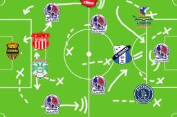 Estos son los once jugadores que más destacaron en la jornada 16 del torneo Apertura de la Liga SalvaVida de Honduras. La mayoría del Olimpia.