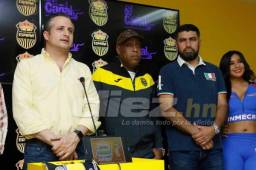 El mandamás de Real España en la presentación de Hernán Medford.