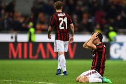 AC Milan se va alejando de puestos de clasificación a Champions.
