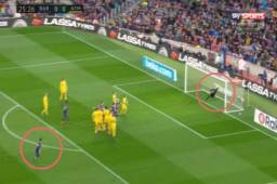 Messi anotó su gol 24 ante el Atlético de Madrid.