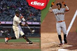 El beisbolista hondureño Mauricio Dubón volvió a realizar un jonrón en Grandes Ligas con los Gigantes de San Francisco.