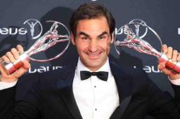 Roger Federer fue galardonado como el Mejor Deportista del Año en la gala de los Premios Laureaus.