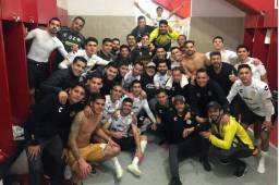 Diego Maradona festeja con sus pupilos el pase a la final del Clausura 2019 en Ascenso MX. El Dorados buscará la revancha ante Atlético San Luis.