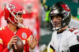 Los Kansas City Chiefs y Tampa Bay Buccaneers se enfrentan en el Super Bowl LV.