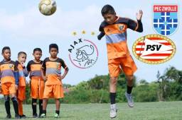 Joseph Paz es un joven porteño de 11 años con muchos sueños. A partir de este jueves comenzará a vivir uno muy especial: convencer a Ajax o PSV. Fotos: Neptalí Romero