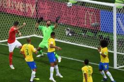 Brasil durante el duelo ante Suiza en Rusia 2018