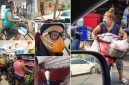 Para olvidarnos un poco de la delicada situación que vivimos por causa del COVID-19, acá te dejamos cómo la gente se las ha ingeniado para hacer sus propias mascarillas y para poder salir de sus casas en plena cuarentena.