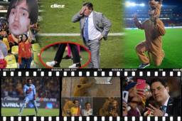 Te presentamos las imágenes más curiosas que dejó la semifinal de ida entre Monarcas y América en la liga mexicana. El reconocido cantante Marco Antonio Solís también se pronunció durante el duelo.