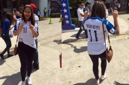 Pamela Hernández llegó muy temprano al estadio Olímpico Metropolitano.