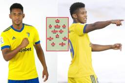 'Choco' Lozano le dio la victoria al Cádiz y fue elegido en el 11 ideal de la jornada. Foto: LaLiga.