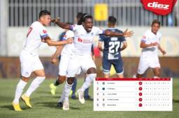 Olimpia triunfó 2-1 ante Motagua con goles de José García y José Mario Pinto.