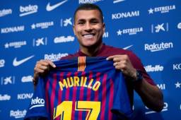 El defensor colombiano se mostró feliz por su incorporación al Barcelona.