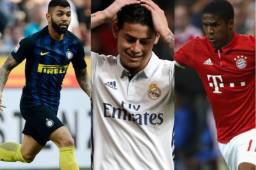 Gabigol, James Rodríguez y Douglas Costa son algunos jugadores que no han podido consolidarse en esta temporada.