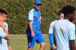 Diego Vázquez no habla de sus rivales y solo piensa en su fútbol de Motagua. Foto Ronald Aceituno.